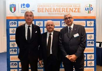 Premiati dirigenti e società del mondo dilettantistico e del Settore Giovanile e Scolastico