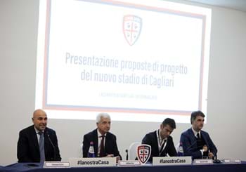 Presentate le proposte di progetto del nuovo stadio del Cagliari. Uva: “Complimenti al club”