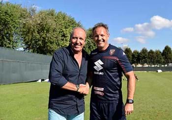 Il Ct Ventura in visita al Torino: “Una giornata piacevole, qui mi sento a casa”