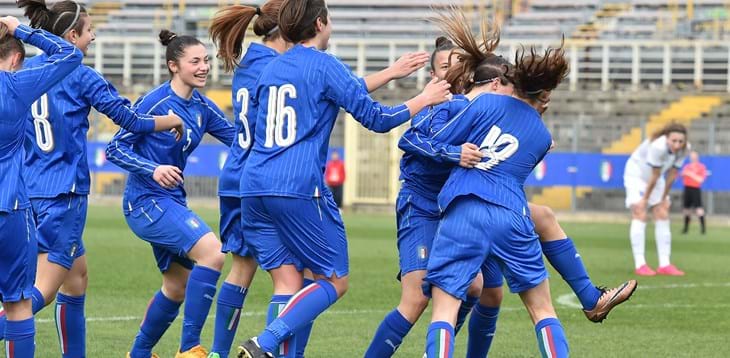 Fase Elite Europeo: esordio da applausi, le Azzurrine battono 4-1 la Grecia