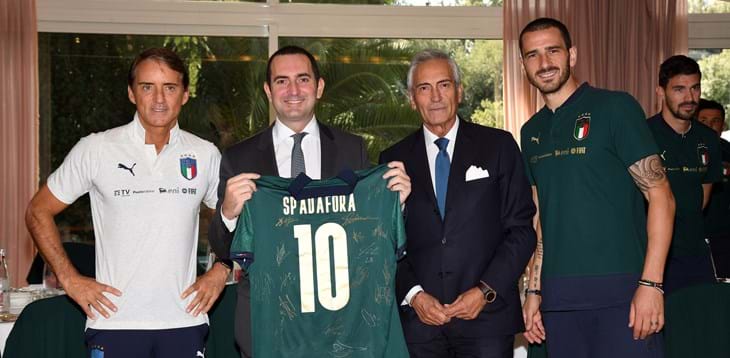 Minister Spadafora meets this Azzurri: