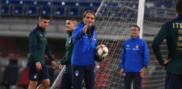 In Liechtenstein Mancini va a caccia del 9° successo consecutivo: “Farò turn over, ma non cambierò tutti”