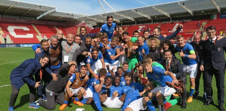 Un lampo di Vergani e l’Italia è in semifinale. Nunziata:” Ragazzi eccezionali”