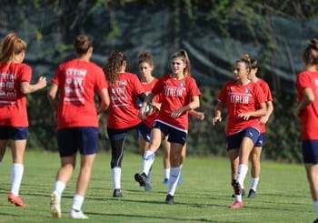 Azzurrine in partenza per l’Olanda, sabato la prima amichevole della stagione
