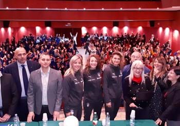 La Nazionale Femminile a Telese incontra gli studenti