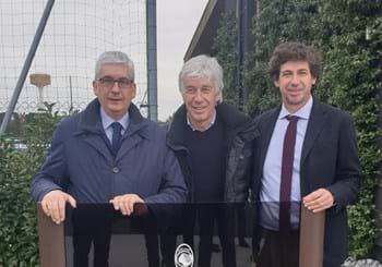Intitolata a ‘Favini’ la nuova Accademia dell'Atalanta. Albertini: “Mino, punto di riferimento per i giovani”