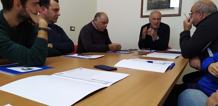 Riunione tecnica-organizzativa nella sede della Federazione