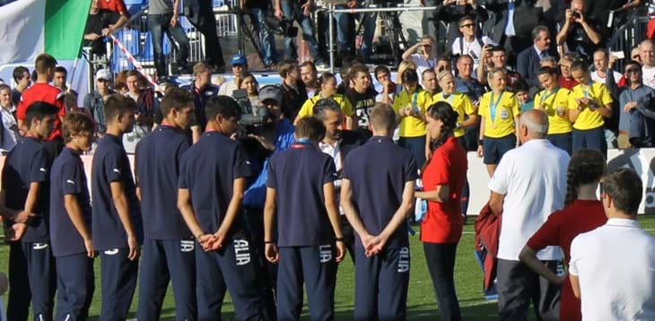 Alla Spagna il quadrangolare Under 16 sulla Piazza Rossa. Zambrotta