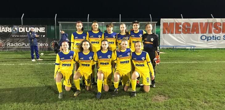 Prova di carattere delle under 17 del Tavagnacco