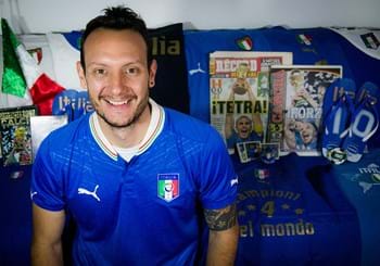 Rodrigo, un tifoso messicano a Palermo per il Vivo Azzurro Puma Village