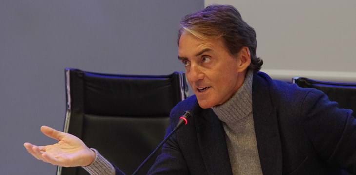 Mancini a Coverciano, in qualità di docente, al corso per ‘Responsabile di Settore Giovanile’