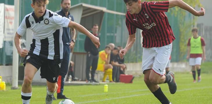 Due sconfitte e un pareggio per le Under maschili dell'Udinese