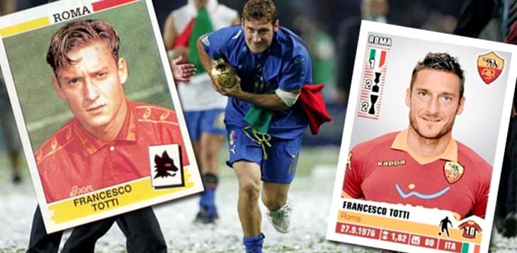 Francesco Totti, 20 anni di storia del calcio italiano