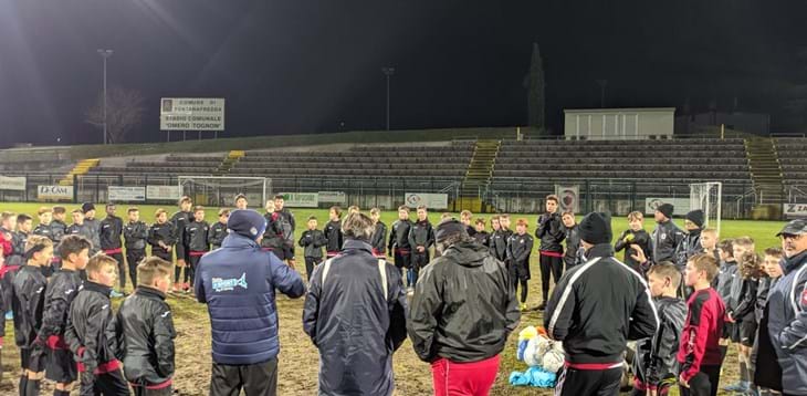 Il Responsabile Tecnico Nazionale Cft Marchesini sul campo di Pordenone
