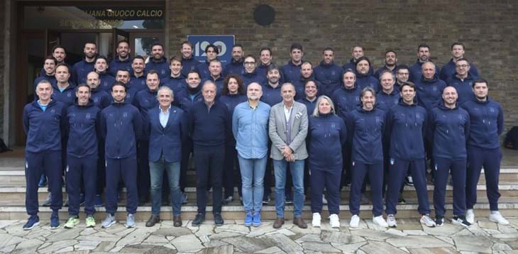 Ultime ore di lezione del 2019: in aula a Coverciano allievi preparatori e allenatori UEFA A
