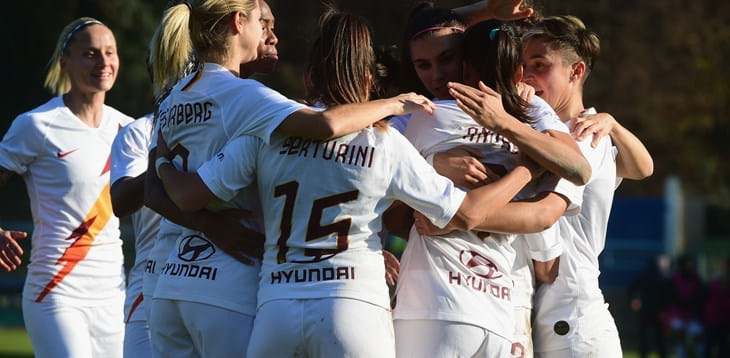 Il campionato riparte con Pink Bari-Roma. Tavagnacco-Juventus e Milan-Empoli i due posticipi