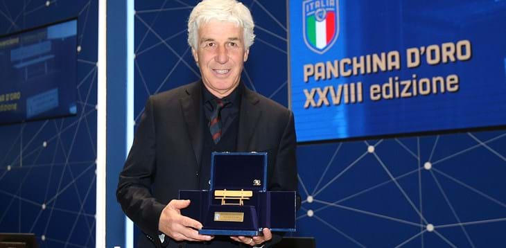 La Panchina d’oro è di Gian Piero Gasperini: “La mia dedica è per tutti gli allenatori”