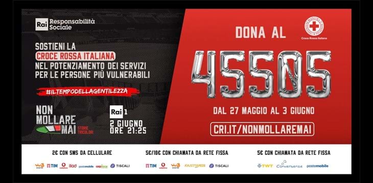 Storie di campioni dello sport e di personaggi dello spettacolo: tutti insieme per la Croce Rossa Italiana