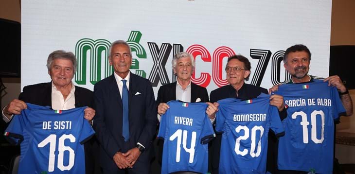 All’Ambasciata del Messico le celebrazioni del Mondiale del ’70. Gravina: “I miei ricordi da tifoso”