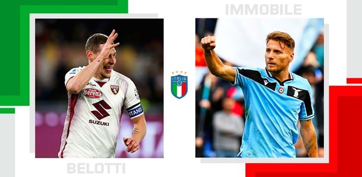 The statistical head-to-head of Serie A matchday 29: Andrea Belotti vs. Ciro Immobile