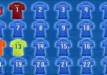 Maglia recante sempre lo stesso numero nei campionati giovanili