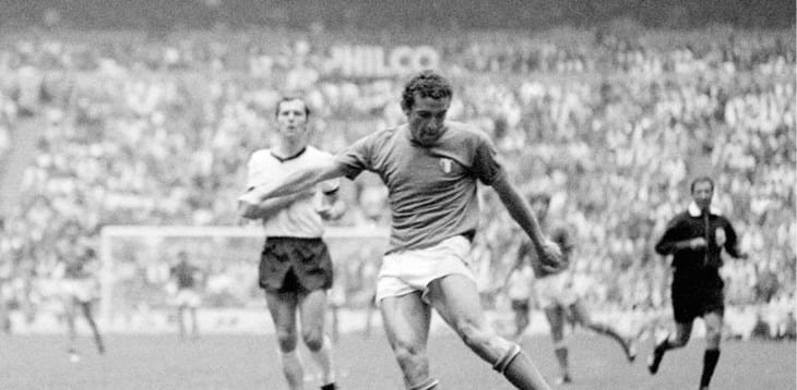 The six Azzurri players who scored four times in a single match