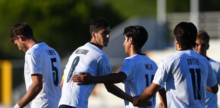 Training in Tirrenia ahead of our match against Sweden, squad to leave for Kalmar on Monday