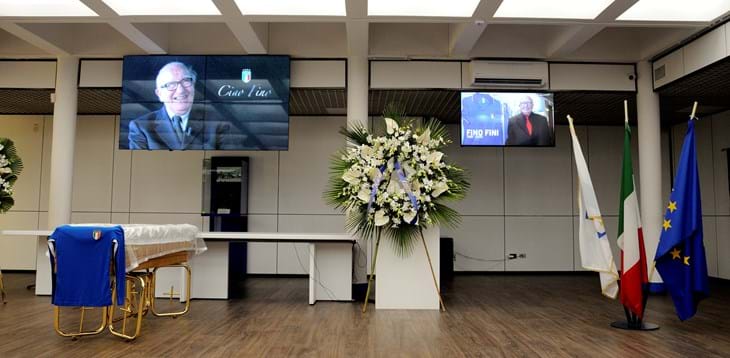 L’ultimo saluto al Dottor Fini: presente alla camera ardente il presidente federale Gravina