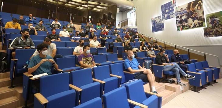 I preparatori atletici in aula: le lezioni del corso tornano in presenza