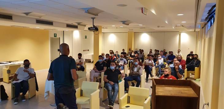 CORSO UEFA C: RIPARTONO LE LEZIONI IN PRESENZA.