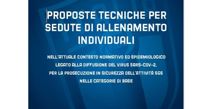 Da lunedì 12 aprile possono riprendere gli allenamenti all'aperto in forma individuale e garantendo il distanziamento