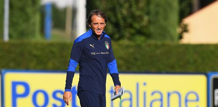 Mancini speaks at the Social Football Summit: