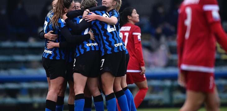4-2 del Sassuolo con la Pink Bari, successo dell’Empoli, la Roma spreca e pareggia con la Florentia