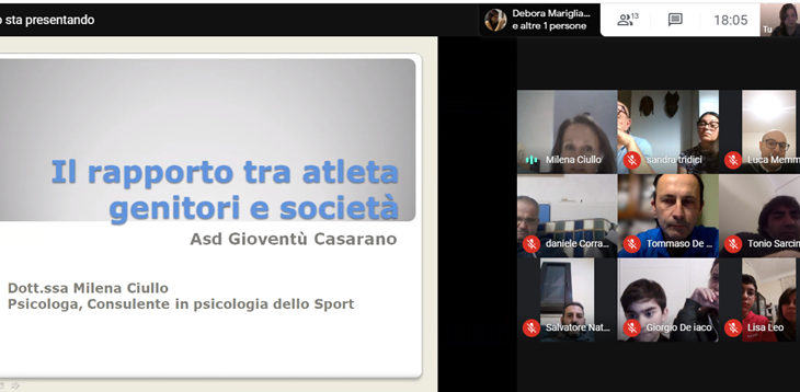 Proseguono gli incontri informativi con le Scuole di Calcio Elite del territorio. Ieri webinar con ASD Gioventù Sport Casarano