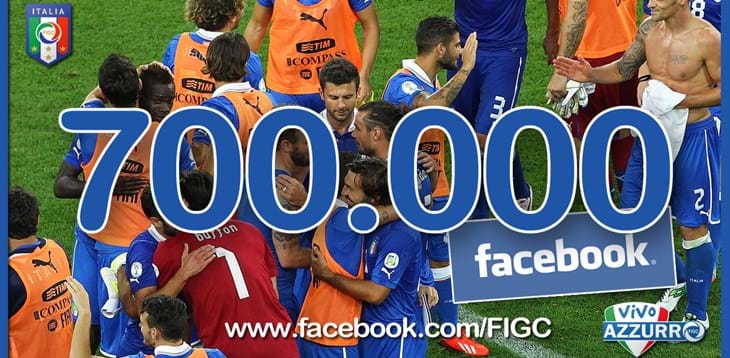 Fan Page Facebook: 700 mila grazie!