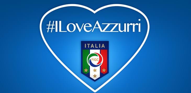 #IloveAzzurri l'hashtag per dire