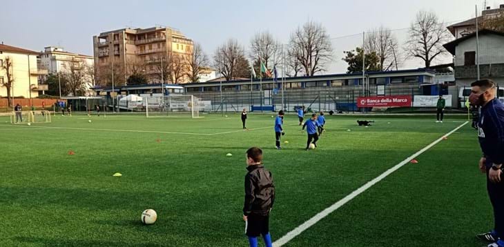 Secondo allenamento dell'Evolution Programme dell'Ast di Pordenone