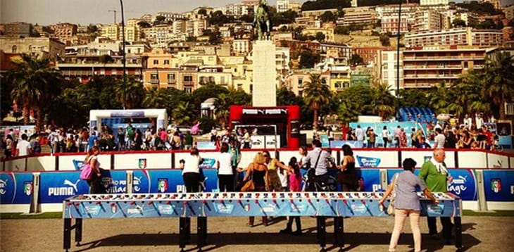Inaugurato il Vivo Azzurro Puma Village di Napoli