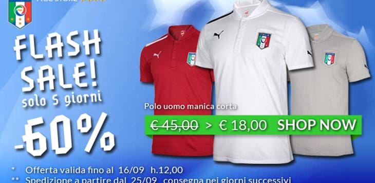 FIGC Store: FLASH SALE -60%