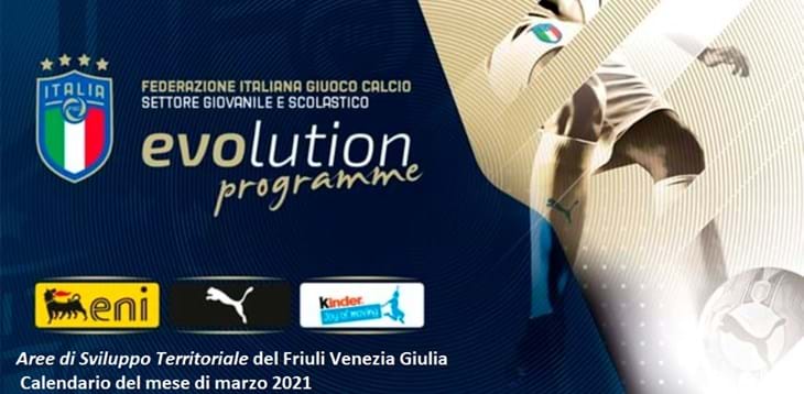 Evolution Programme: calendario AST per il mese di marzo 2021