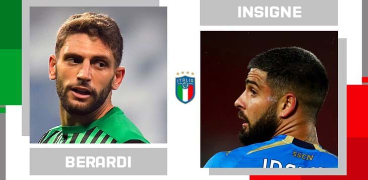 Sfida statistica della 25^ giornata di Serie A: Domenico Berardi vs Lorenzo Insigne
