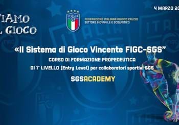 Sgs Academy: oggi un nuovo webinar di aggiornamento dal titolo “Il Sistema di Gioco Vincente FIGC-SGS”