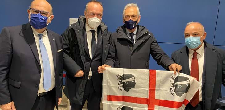 E’ partito dalla Sardegna il tour di Gravina nelle sedi dei Comitati Regionali