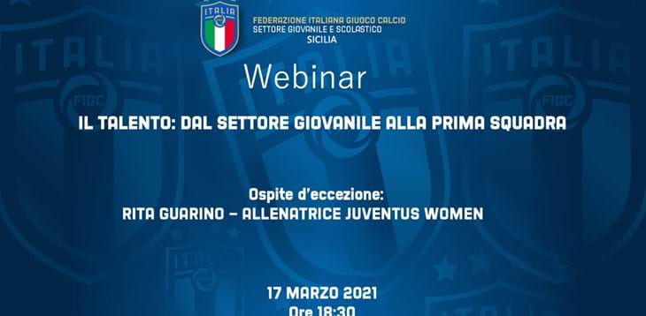 “Il talento: dal settore giovanile alla Prima squadra”: Rita Guarino incontra i tecnici delle società