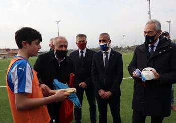 L'SGS Sardo incontra il presidente Figc Gabriele Gravina