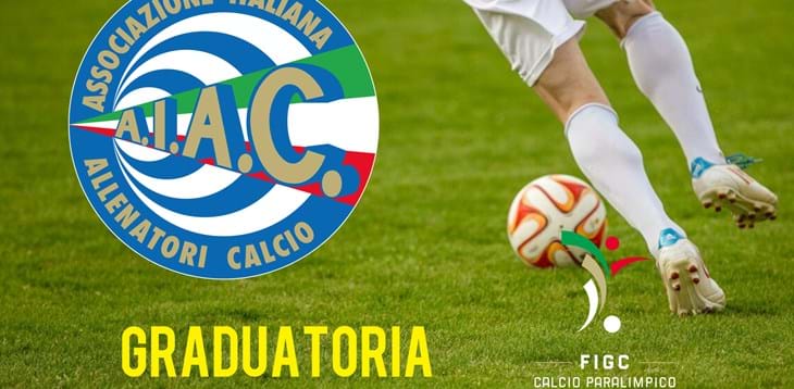 Graduatoria Corso Sperimentale per Allenatori di Calciatori con Disabilità