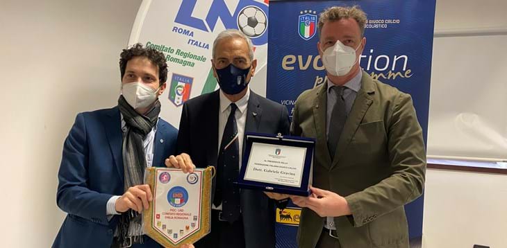 Gravina ai rappresentanti del Comitato Regionale dell’Emilia Romagna: “Riformeremo il calcio insieme”