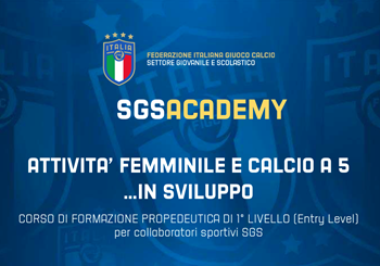 Entry Level: concluso il terzo appuntamento dedicato al Calcio femminile e al Calcio a 5