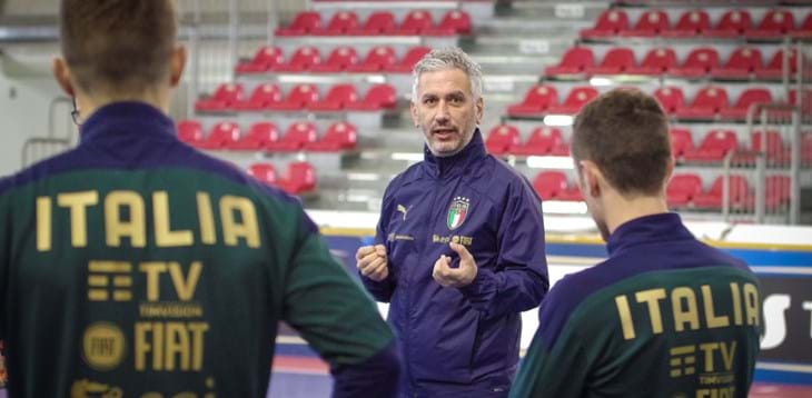 Italfutsal, al via il raduno con vista su Belgio e Montenegro. Bellarte: “Vogliamo costruire una mentalità vincente”