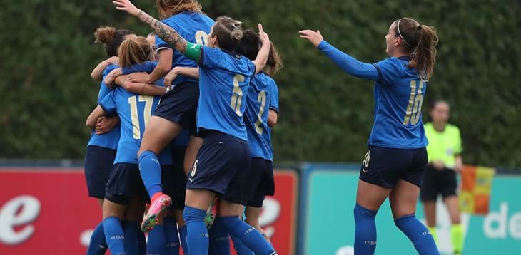 A Coverciano un gol di Caruso fa volare le Azzurre. Il primo test con l’Islanda finisce 1-0